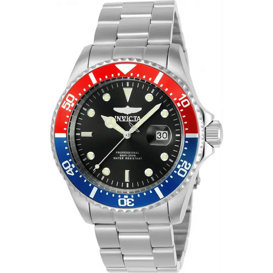 Invicta Men’s Pro Diver Quartz 200m Silver Tone Stainless