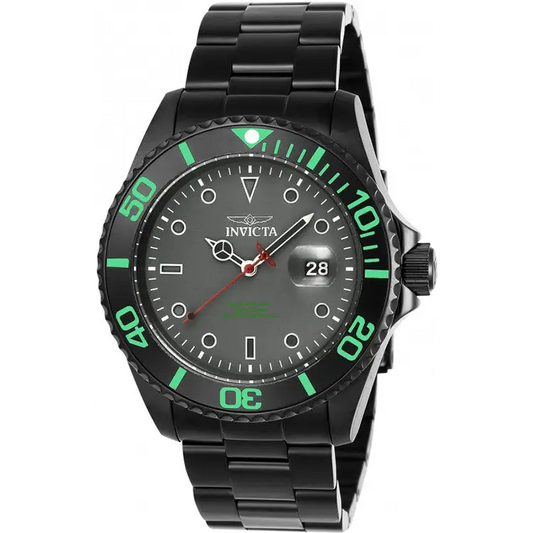 Invicta Men’s Pro Diver Quartz 3 Hand Grey Dial Watch 23009