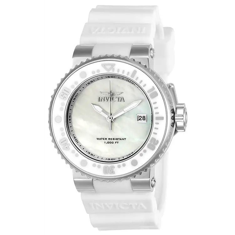 Invicta Men’s Pro Diver Quartz 300m Mother of Pearl S.Steel