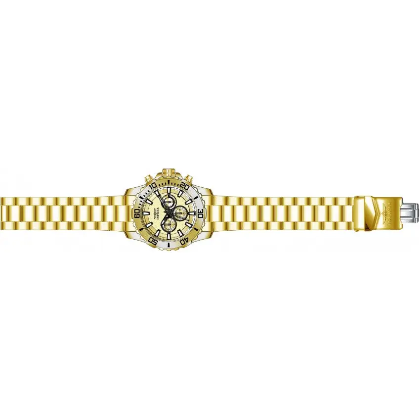 Invicta Men’s Pro Diver Quartz Chrono 100m Gold Tone