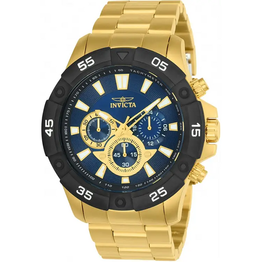Invicta Men’s Pro Diver Quartz Chrono 100m Gold Tone