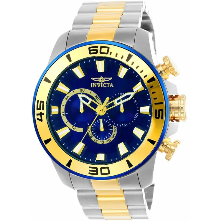 Invicta Men’s Pro Diver Quartz Chrono 100m Two Tone