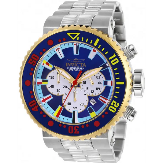 Invicta Men’s Pro Diver Quartz Chrono 500m Stainless Steel