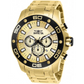 Invicta Men’s Pro Diver Quartz Chronograph 100m Gold-Plated