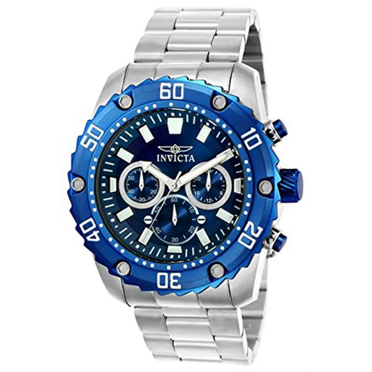 Invicta Men’s Pro Diver Quartz Chronograph Blue Dial Watch