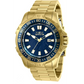 Invicta Men’s Pro Diver Quartz Gold Plated Stainless Steel