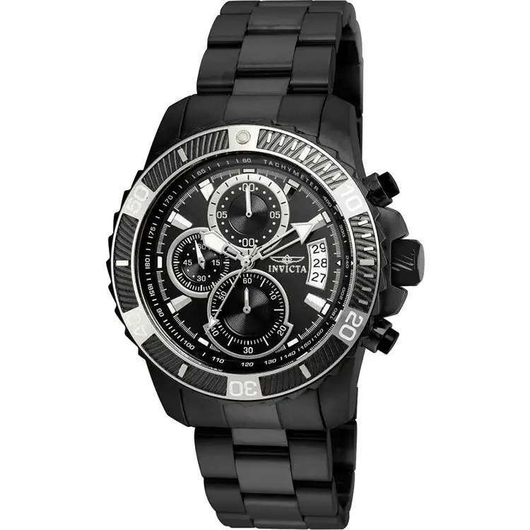Invicta Men’s Pro Diver Quartz Multifunction Black Bracelet