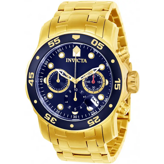 Invicta Men’s Pro Diver Quartz Multifunction Blue Dial Watch
