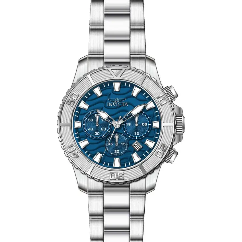 Invicta Men’s Pro Diver Quartz Multifunction Blue Dial Watch