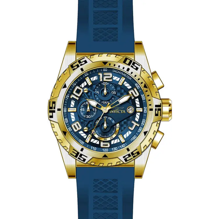 Invicta Men’s Pro Diver Quartz Multifunction Blue Dial Watch