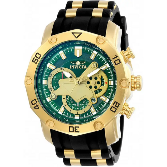 Invicta Men’s Pro Diver Stylish Chronograph Watch Green