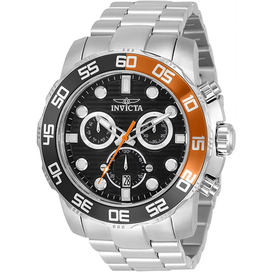 Invicta Men’s Pro Diver Swiss Quartz Black Dial Stainless