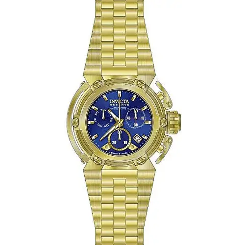 Invicta Men’s Reserve Chronograph 300m Gold Plated Stainless