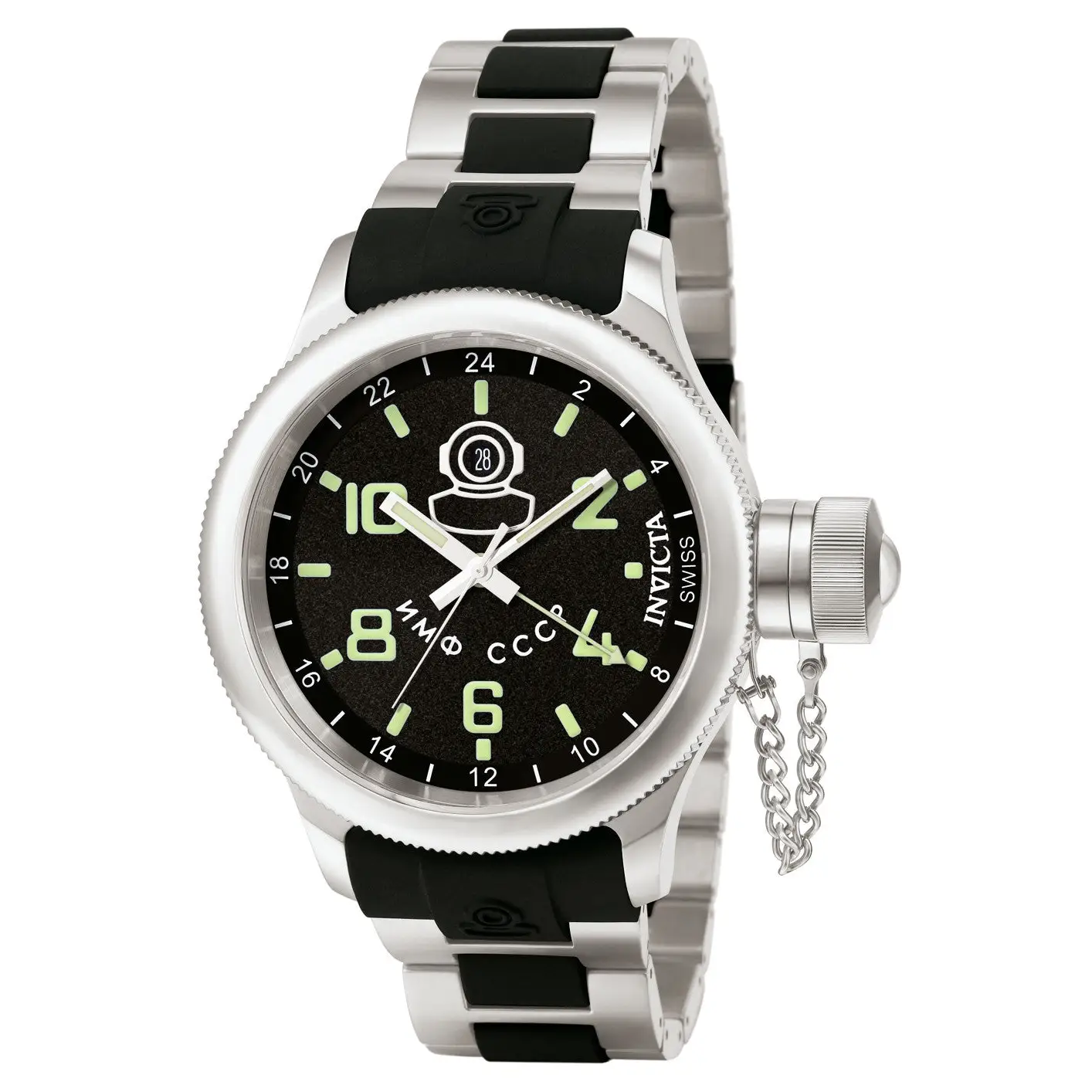 Invicta Men’s Russian Diver 100m Quartz Stainless Steel