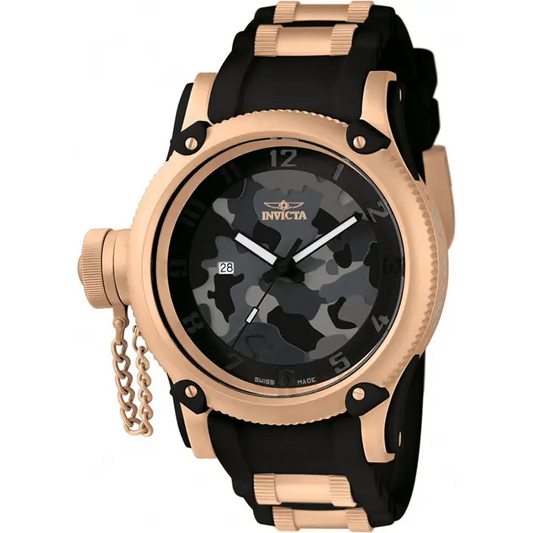 Invicta Men’s Russian Diver 100m Stainless Steel/Black