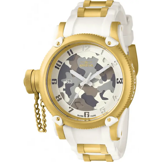 Invicta Men’s Russian Diver 100m Stainless Steel/White