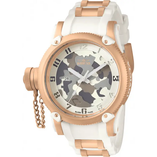 Invicta Men’s Russian Diver 100m Stainless Steel/White