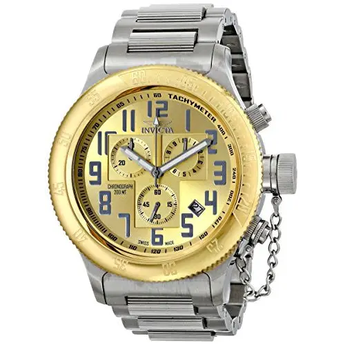 Invicta Men’s Russian Diver Chronograph Two Tone Stainless