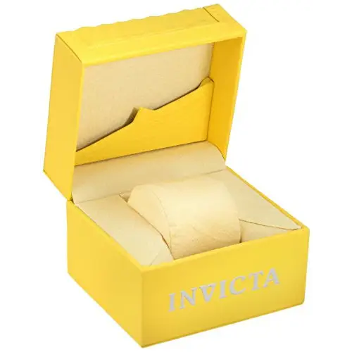 Invicta Men’s Russian Diver Gold Tone Case Black Leather