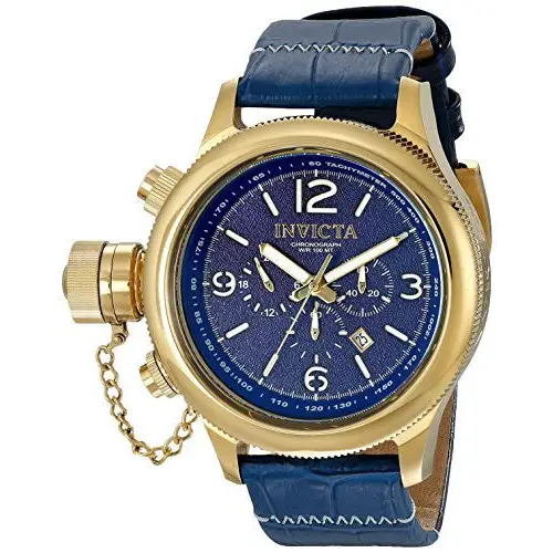 Invicta Men’s Russian Diver Lefty Chronograph Dark Blue Dial