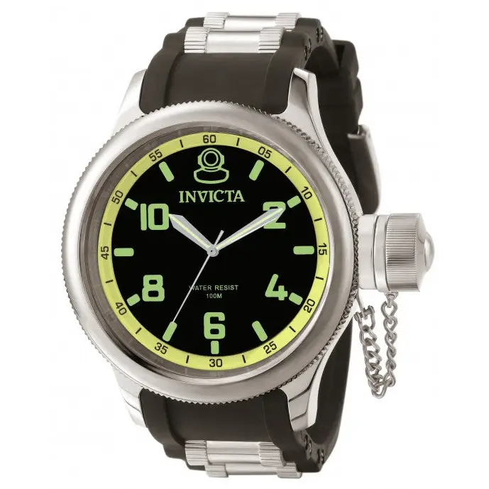 Invicta Men’s Russian Diver Stainless Steel Black
