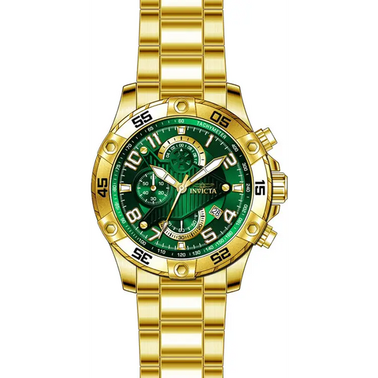 Invicta Men’s S1 Rally Chrono 100m Gold Plated S. Steel