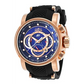 Invicta Men’s S1 Rally Chrono Blue Dial Rose Gold Black