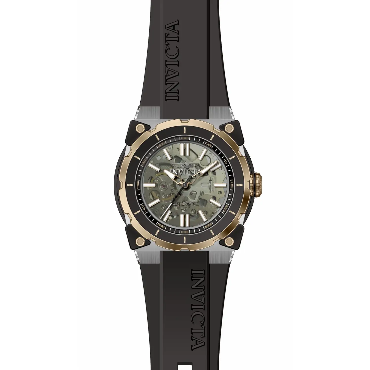 Invicta Men’s S1 Rally Chrono Stainless Steel Black Silicone