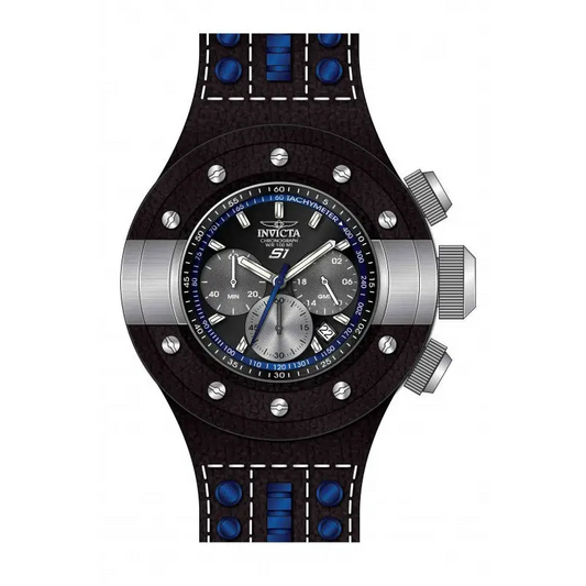 Invicta Men’s S1 Rally Chrono Stainless Steel Leather