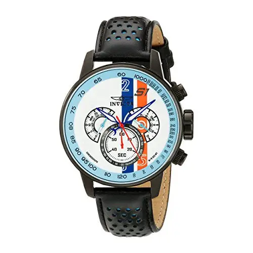 Invicta Men’s S1 Rally Chronograph Black Stainless Steel