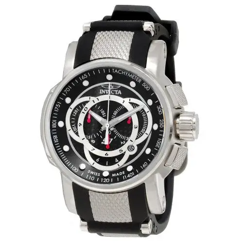 Invicta Men’s S1 Rally Chronograph Stainless Steel Black
