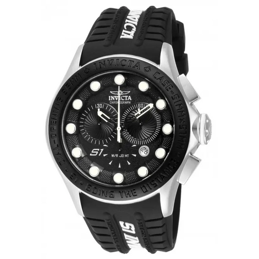 Invicta Men’s S1 Rally Chronograph Stainless Steel Silicone