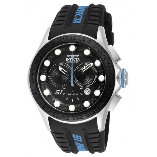 Invicta Men’s S1 Rally Chronograph Stainless Steel Silicone