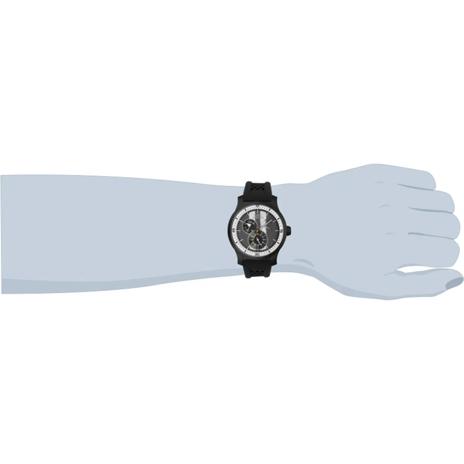 Invicta Men’s S1 Rally Quartz 100m Black Stainless