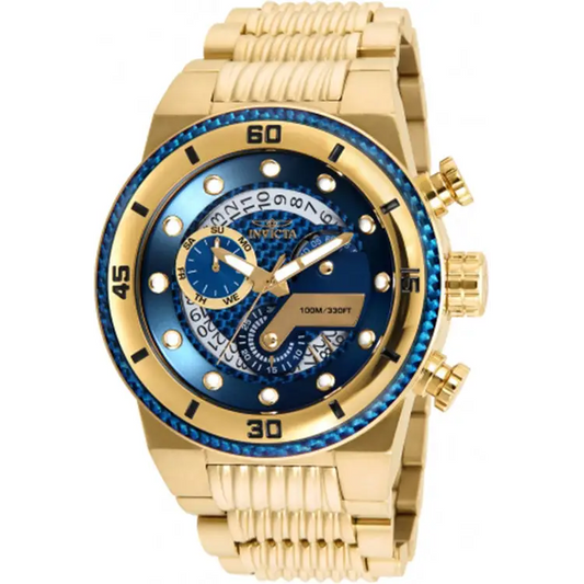 Invicta Men’s S1 Rally Quartz Chrono 100m Gold Tone