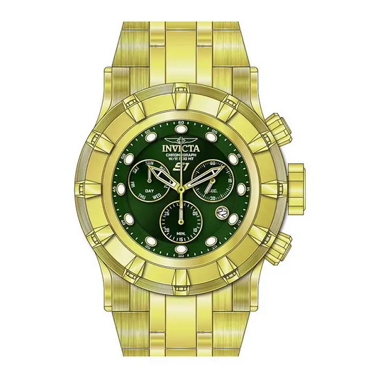 Invicta Men’s S1 Rally Quartz Chronograph Green Dial Watch