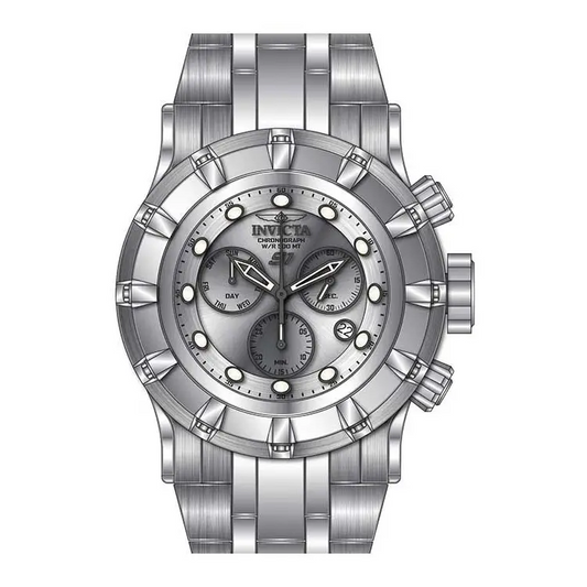 Invicta Men’s S1 Rally Quartz Chronograph Silver Dial Watch
