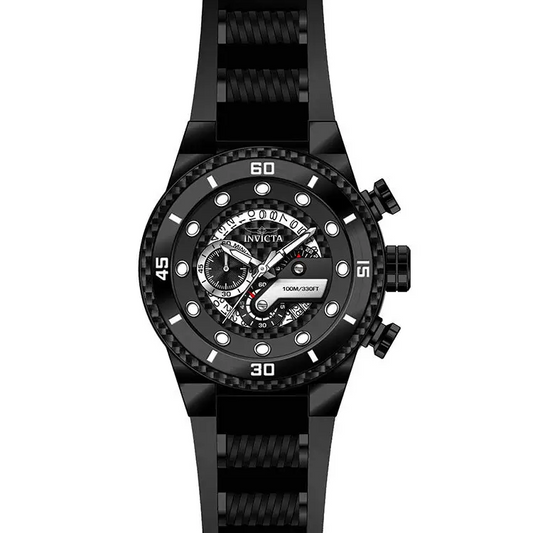 Invicta Men’s S1 Rally Quartz Multifunction Black Dial Watch