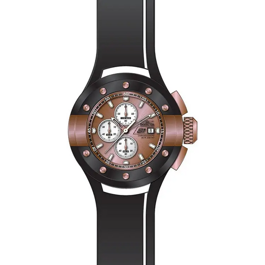 Invicta Men’s S1 Rally Quartz Multifunction Rose Gold White