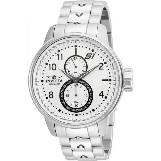 Invicta Men’s S1 Rally Quartz Multifunction Silver Dial