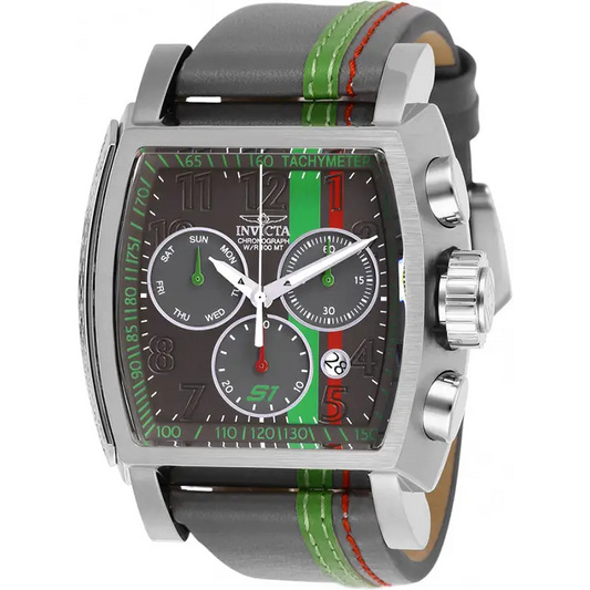 Invicta Men’s S1 Rally Quartz Stainless Steel/Grey,Green