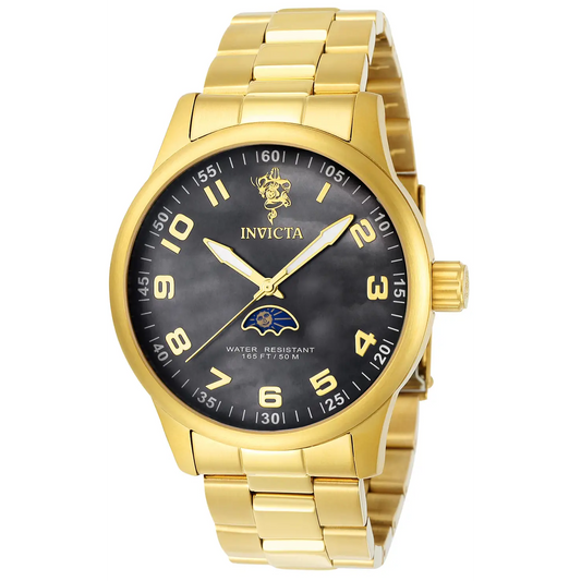 Invicta Men’s Sea Base Mother of Pearl Gold Tone Stainless