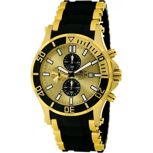 Invicta Men’s Sea Spider Chronograph Gold Tone Stainless