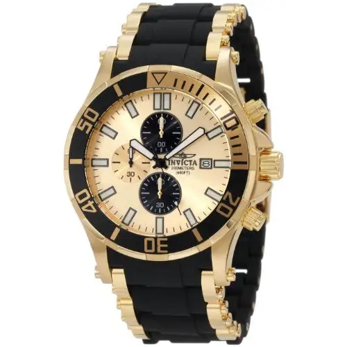 Invicta Men’s Sea Spider Chronograph Gold Tone Stainless
