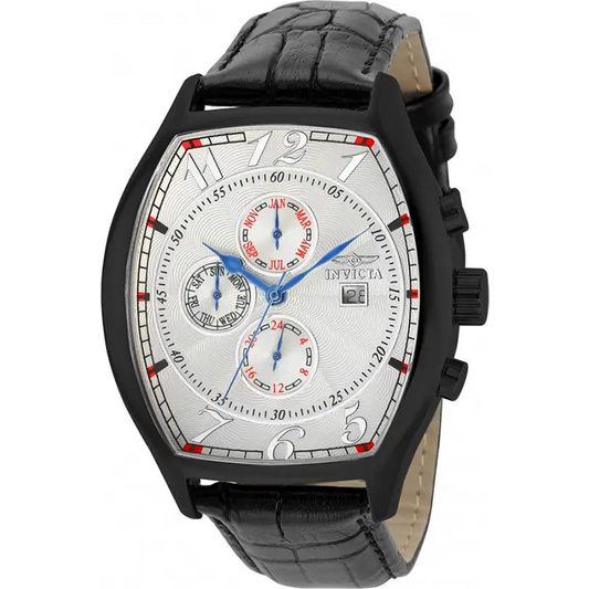Invicta Men’s Signature 30m Chronograph Black Case Watch w/