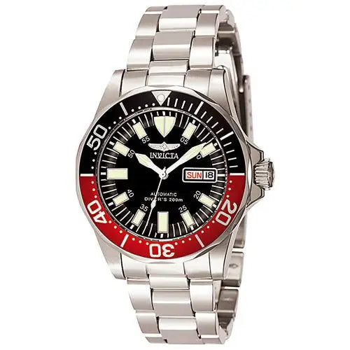 Invicta Men’s Signature Automatic 200m Black Dial Stainless