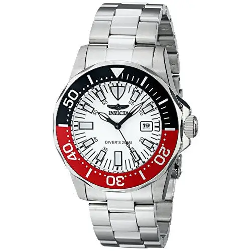 Invicta Men’s Signature Automatic 200m White Dial Stainless