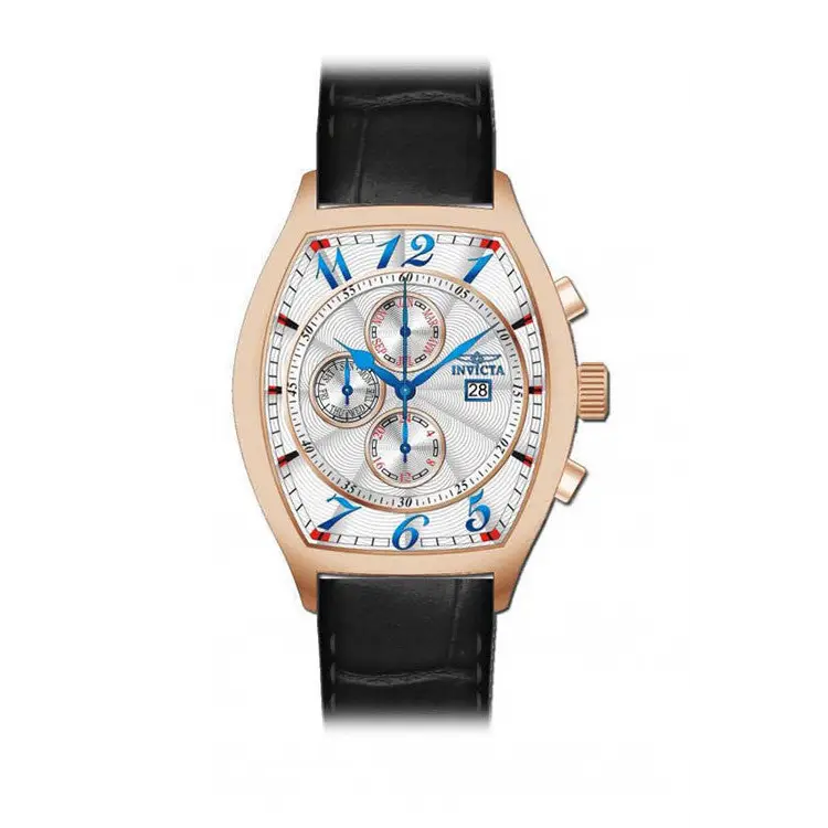 Invicta Men’s Signature Chronograph Tonneau Silver Dial