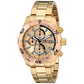 Invicta Men’s Specialty Chrono Quartz Gold Plated Stainless