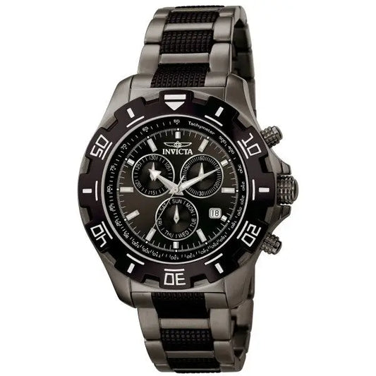 Invicta Men’s Specialty Chronograph Black/Gunmetal Stainless